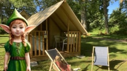 Accommodation - Furnished Tent Poulpiquette - Camping Ecologique le Lac O Fées