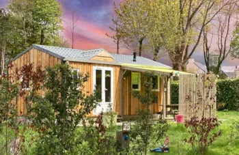 Mietunterkunft - Caelia Or Melusine Mobilheim Komfort 31M² - 2 Zimmer - Camping Ecologique le Lac O Fées