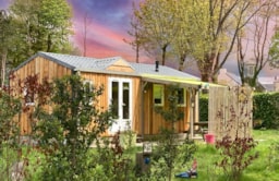Huuraccommodatie(s) - Caelia Melusine Stacaravan Confort 31M² - 2 Kamers - Camping Ecologique le Lac O Fées