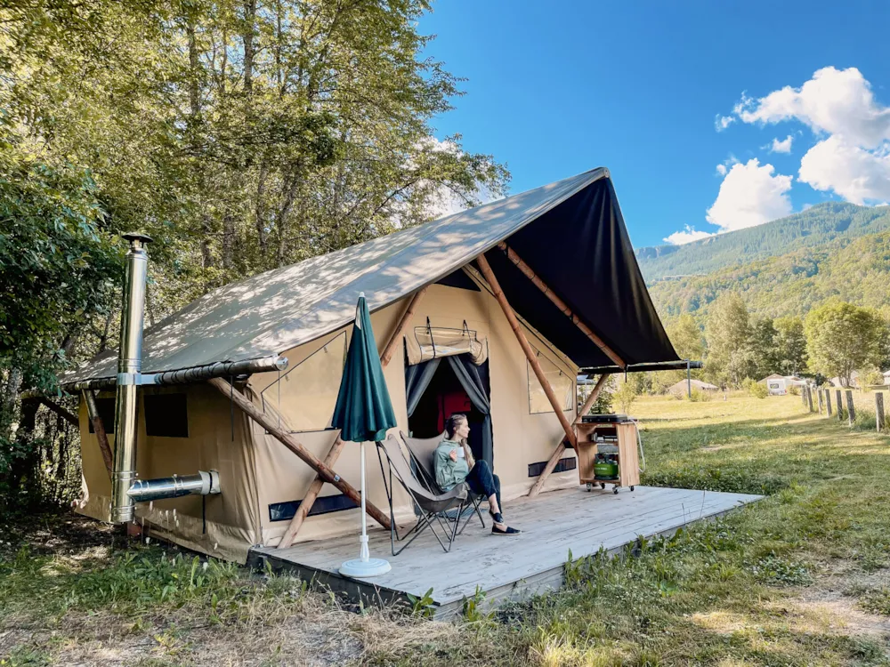 Location - Tente Trappeur Ii - Huttopia Vallouise