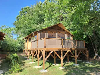Mietunterkunft - 🛖 Lodge Oregon Insolite Premium 2 Bed. - 🚿🚽 - 🌳 - Sites et Paysages Du Pouldu