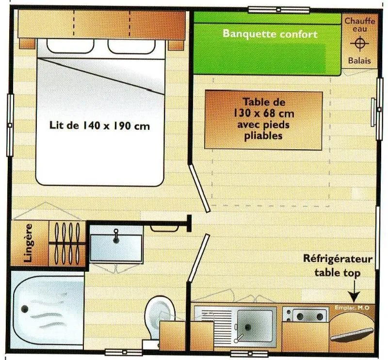 Mobil-Home 16M²