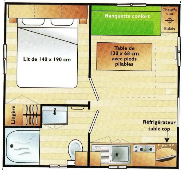 Mobil-Home 16M²