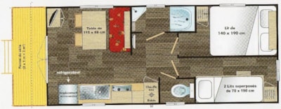 Gipsycar 21 m² / 2 bedrooms