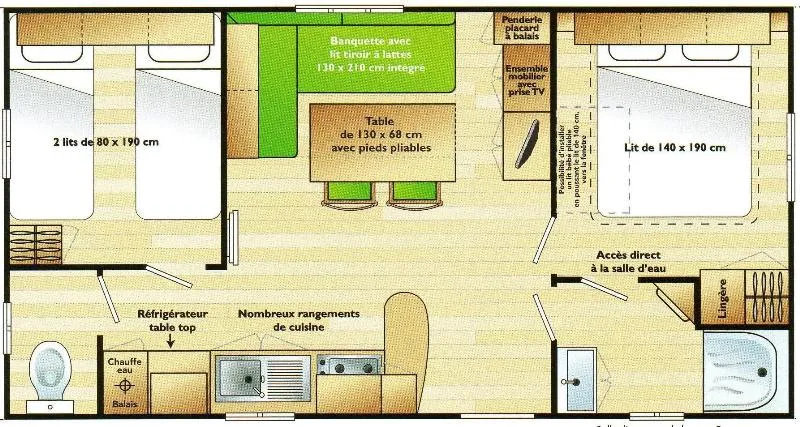 Mobil-Home 28M²