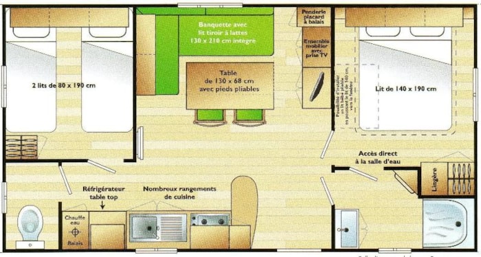 Mobil-Home 28M²