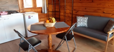 Chalet 24m² / Half-covered terrace