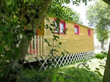 Mietunterkunft - Planwagen La Mesange - LE DOMAINE DE PECANY (La Noix de Pecan'y)