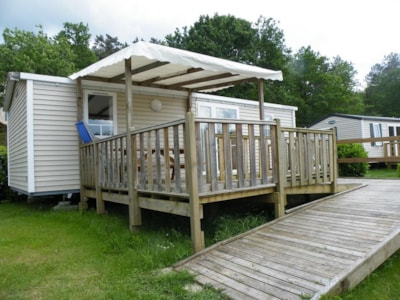 Mobil-home for all so adapted to the handicapped persons