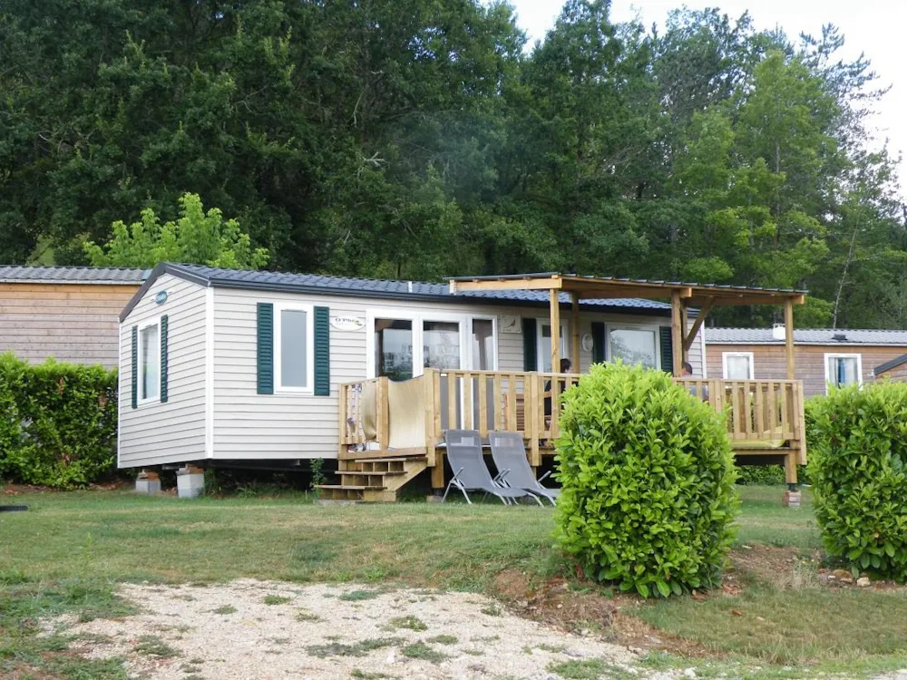 Location - Mobil Home 3 Chambres - Climatise - LE DOMAINE DE PECANY (La Noix de Pecan'y)