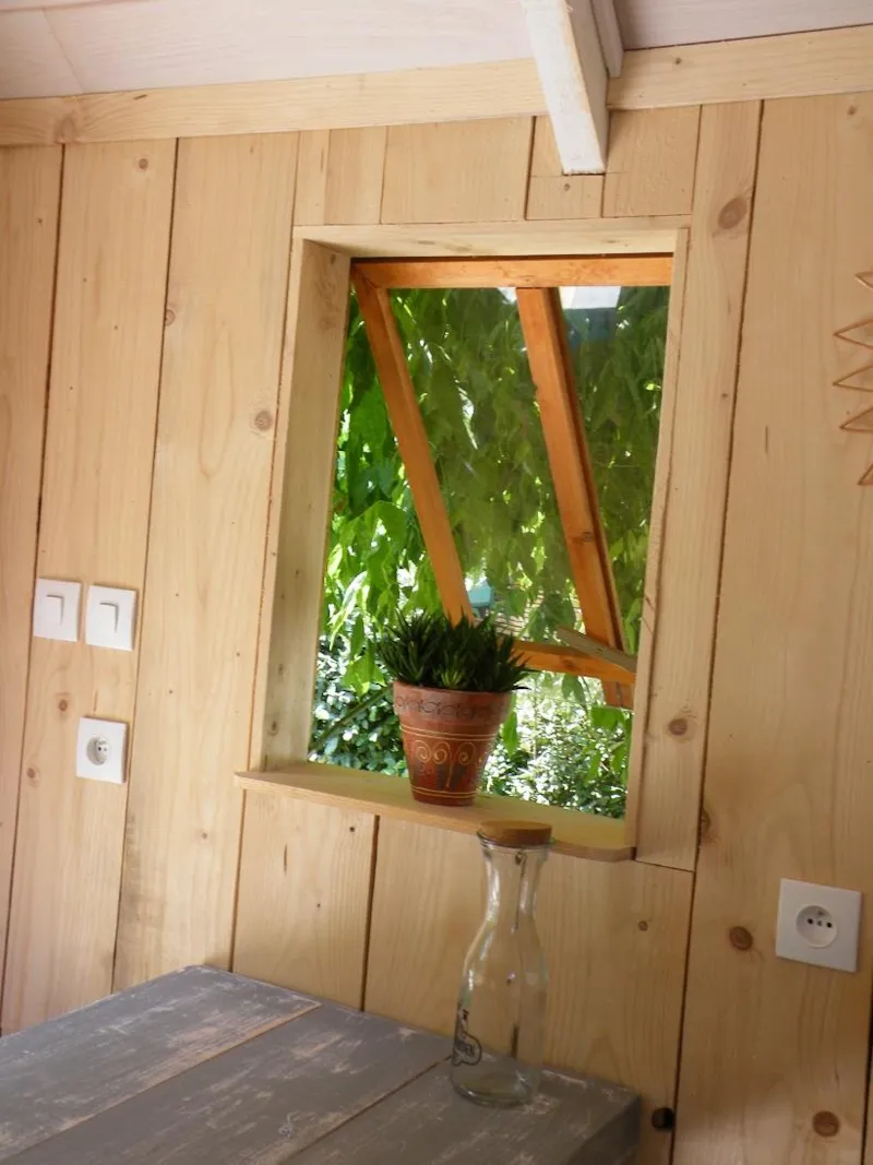 Cabane Roulotte 10 M² Avec Terrasse