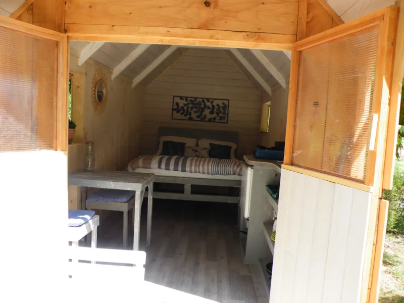 Cabane Roulotte 10 M² Avec Terrasse