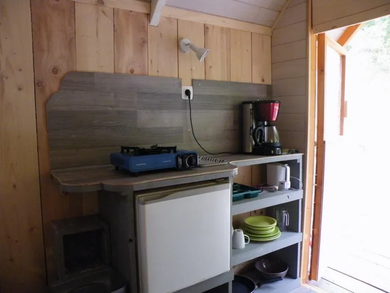 Cabane Roulotte 10 M² Avec Terrasse