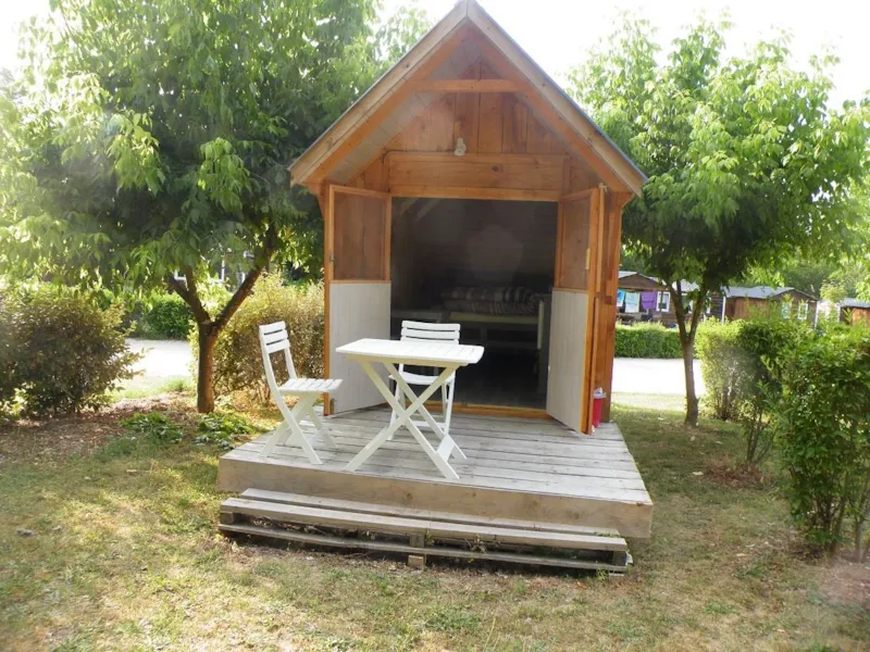 Cabane Roulotte 10 M² Avec Terrasse