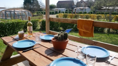Rental Wooden with sheltered terrace - RENOVATED IN 2024