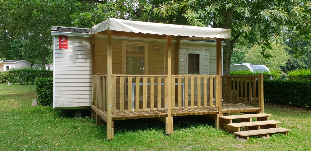 Accommodation - Mobil Home Estival (Campsite Bathroom) - LE DOMAINE DE PECANY (La Noix de Pecan'y)