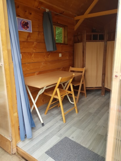 14 m2 Caravan Cabin with terrace