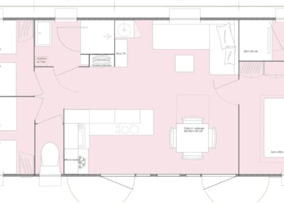 SUPER PREMIUM 3 ROOMS / 2 POWDER ROOM - - AIR CONDITIONED