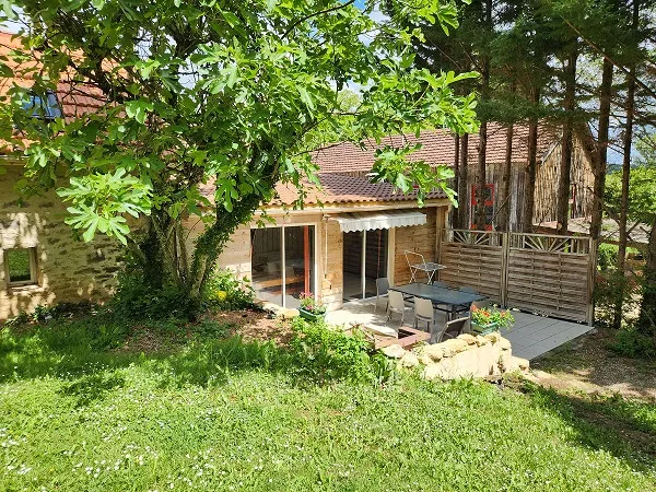 Maison De Vacances Les Figuiers Climatise- Pierre Et Bois -  Avec Piscine