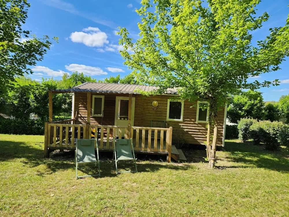 Location - Locatif Bois Avec Terrasse Couverte -  Climatisation - LE DOMAINE DE PECANY (La Noix de Pecan'y)