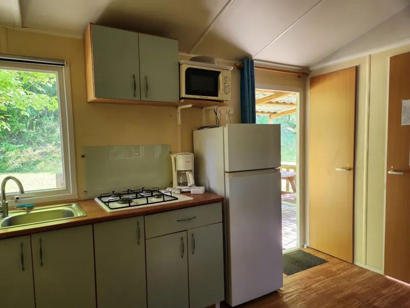 Locatif Bois Avec Terrasse Couverte -  Climatisation
