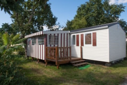 Accommodation - Mobile-Home 3 Bedrooms 34M² Réf 28 Sheltered Terrace - Camping de Brouel ***