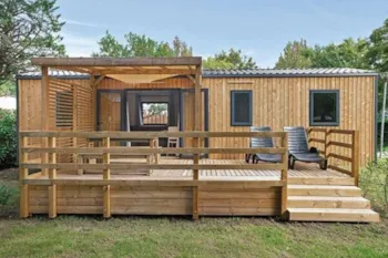 Mietunterkunft - Mobilheim Ultimate Plus - 42 M² - 3 Schlafzimmer - Camping Marvilla Parks - Atlantic Club Montalivet