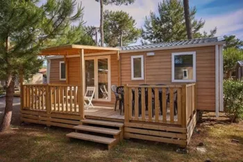 Mietunterkunft - Mobilheim  Comfort - 32 M² - 3 Schlafzimmer - Camping Marvilla Parks - Atlantic Club Montalivet