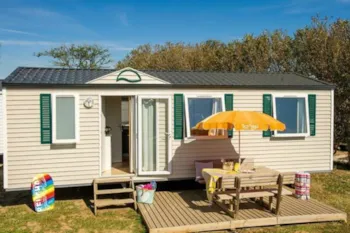 Mietunterkunft - Mobilheim  Comfort - 27 M² - 3 Schlafzimmer - Camping Marvilla Parks - Atlantic Club Montalivet