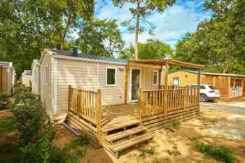 Mietunterkunft - Mobilheim  Comfort Modèle Xl - 32  M² - 2 Schlafzimmer - Camping Marvilla Parks - Atlantic Club Montalivet