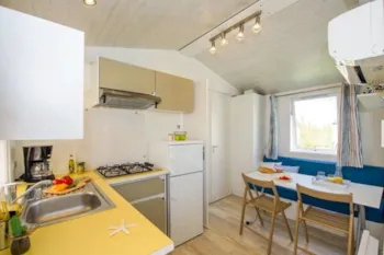 Mietunterkunft - Mobilheim Premium - 24 M² - 2 Schlafzimmer - Camping Marvilla Parks - Atlantic Club Montalivet