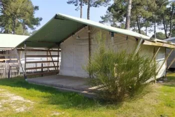 Mietunterkunft - Safari-Zelt - 3 Schlafzimmer - Camping Marvilla Parks - Atlantic Club Montalivet