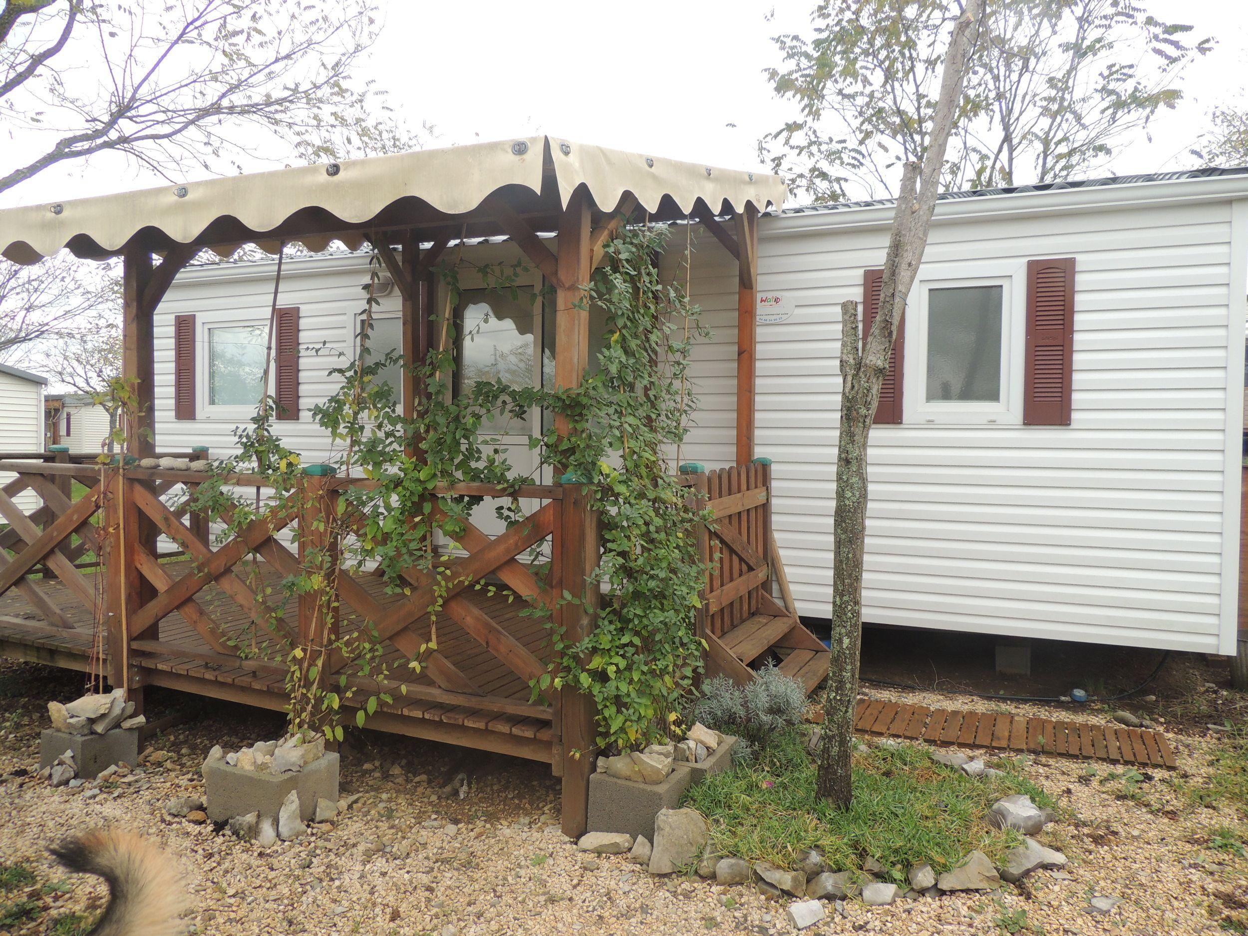 Location - Mobil Home Texas 31 M² - 3 Chambres - Camping BEAUME GIRAUD