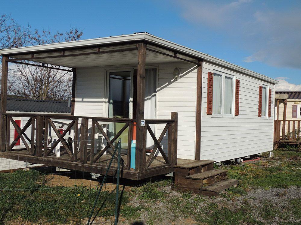 Location - Mobil Home Safari 22 M² - 2 Chambres - Camping BEAUME GIRAUD