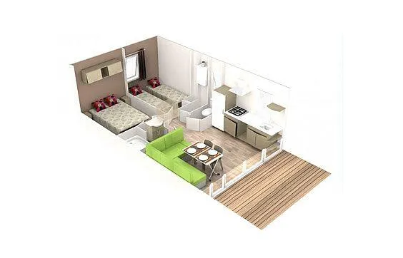 Mobil Home Trigano 33 M² - 2 Chambres