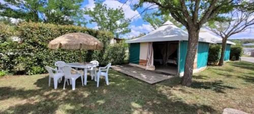 Mietunterkunft - Zeltbungalow 16 M² (Ohne Sanitäranlagen) - image n°1 - Camping BEAUME GIRAUD
