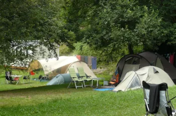 Stellplatz - Pauschale: Stellplatz Großes Zelt  (+10M²) - Camping Le Rey