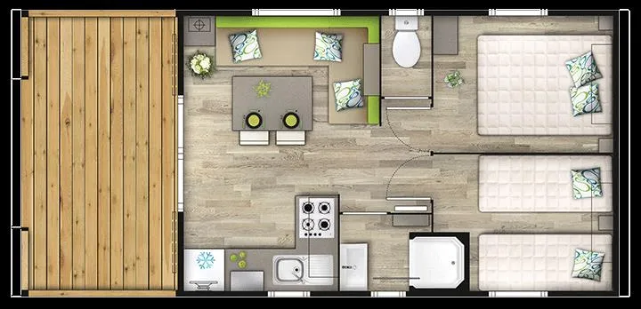 Mobil Home 4 Places - N°18, N°27, N°39, N°40, N°41 Et 45