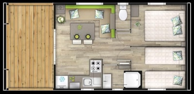 Mobile home 4 people - n°18, n°27, n°39, n°40, n°41, 45 — 5