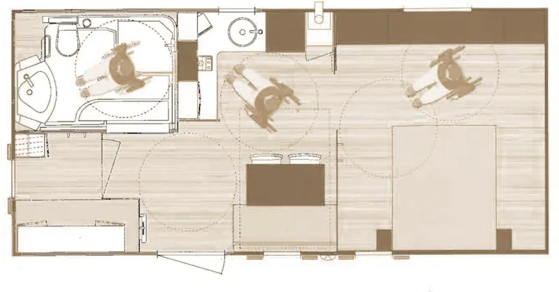 Mobil Home Gamme Accessible Pmr – 2 Ch – 6 Pers