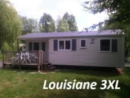 Huuraccommodatie(s) - Stacaravan Louisiane 3Xl 3 Slaapkamers - Camping Paradis DOMAINE DE BELLEVUE