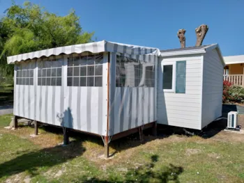 Mietunterkunft - Mobilheim  Privilège 2 Zimmer - Camping Paradis DOMAINE DE BELLEVUE
