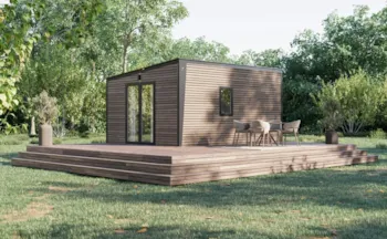 Mietunterkunft - Mobil Home Gamme Cocoon Spa – 1 Ch – 2 Pers - Camping Paradis DOMAINE DE BELLEVUE