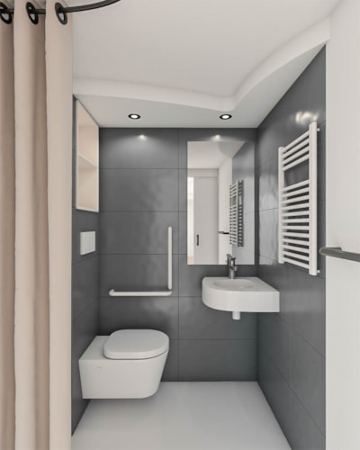Premium range mobile home for people with reduced mobility – 2 bedrooms – 6 people
