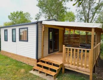 Location - Mobil Home Gamme Cocoon Spa – 1 Ch – 2 Pers - Camping Paradis DOMAINE DE BELLEVUE