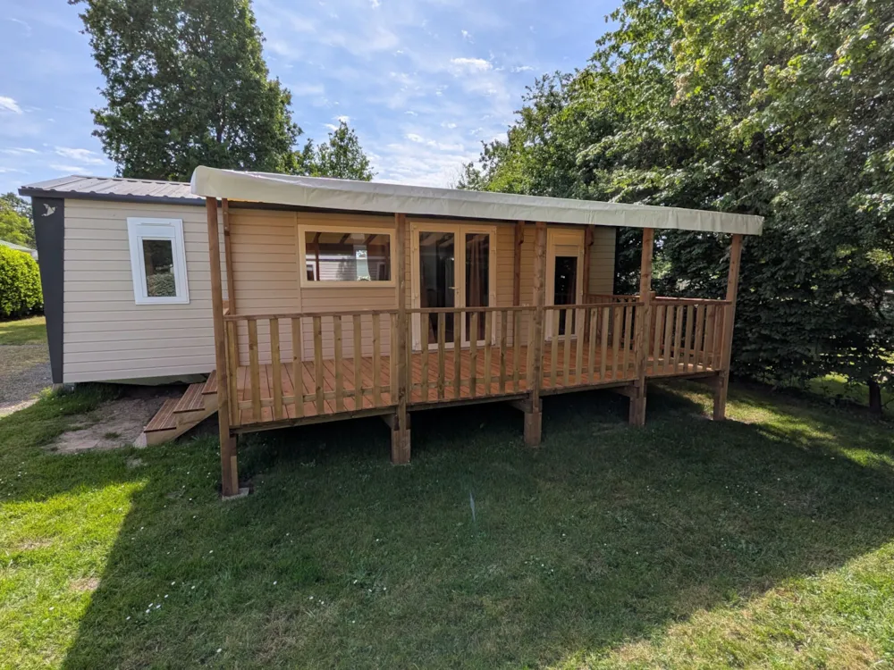 Location - Mobil Home Gamme Privilège – 2 Ch – 6 Pers - Camping Paradis DOMAINE DE BELLEVUE