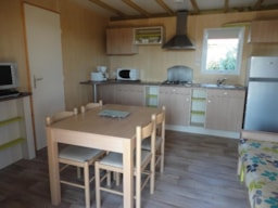 Huuraccommodatie(s) - Chalet Grand Confort - 39M² - 3 Slaapkamers - Terras - Camping Le Grand Jardin