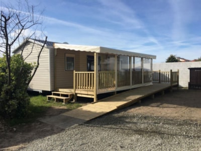 Mobile-home Grand Confort - 31m² - 2 bedrooms - adapted to the people with reduced mobility