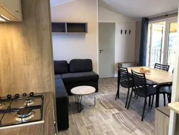 Mietunterkunft - Mobilheim Top Confort - 32M² - 2 Zimmer - Spa - Camping Le Grand Jardin
