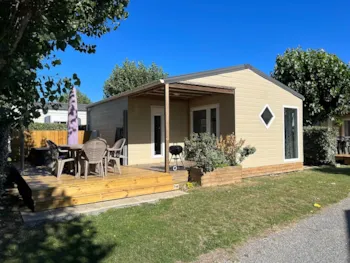 Mietunterkunft - Hütte Top Confort - 39M² - 3 Zimmer - Spa - Camping Le Grand Jardin